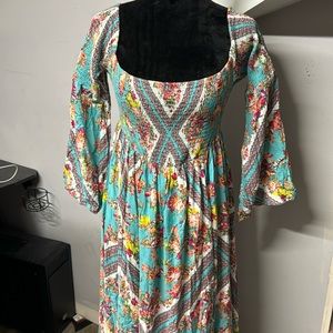 Off shoulder maxi dress